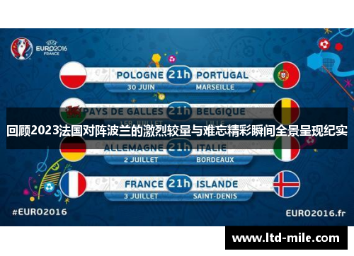 回顾2023法国对阵波兰的激烈较量与难忘精彩瞬间全景呈现纪实 回顾2023法国对阵波兰的激烈较量与难忘精彩瞬间全景呈现纪实