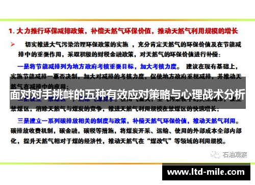 面对对手挑衅的五种有效应对策略与心理战术分析 面对对手挑衅的五种有效应对策略与心理战术分析